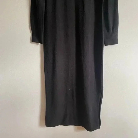 French Connection Black Maxi Sweater Dress - Picture 4 of 15